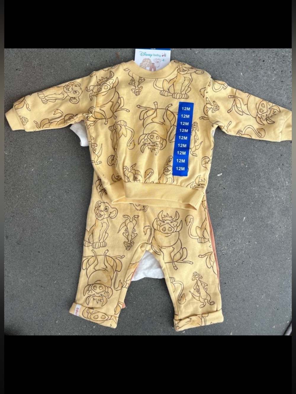 NWT Disney Baby Lion King 4-Piece Outfit